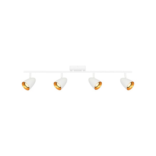 Світильник поворотний, спот Italux SPL-36748-4-WH-GD Tino GU10 4x10W IP20 білий