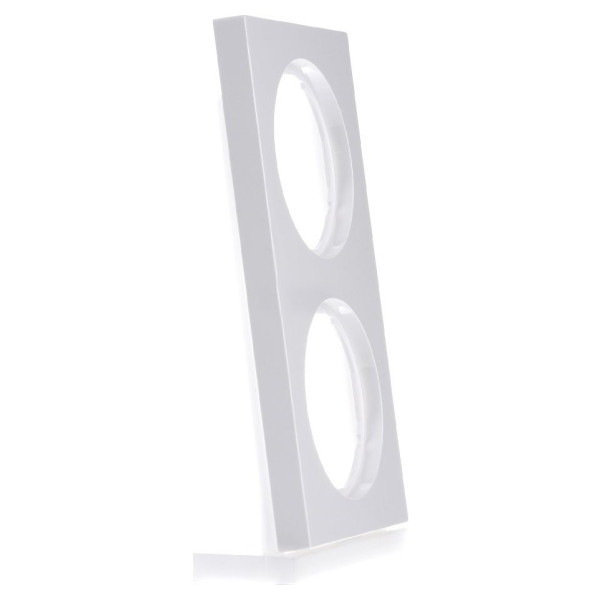 Рамка 2-местная, полярная белизна Berker R.3 - фото №2