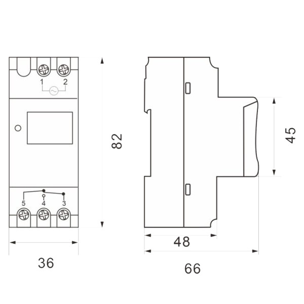 Астрономічний електронний таймер TOSUNlux ТHC-20В 20А 230В АС (6940151034599) - фото №1