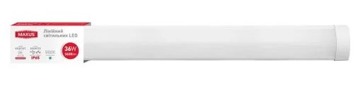 Світлодіодний світильник Maxus Batten Light 36Вт 5000K IP65 (1-MBT-3650-PC) - фото №3