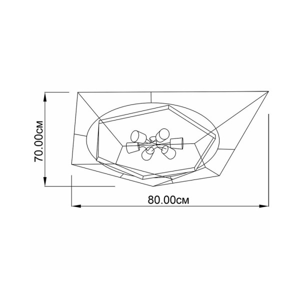 Светильник потолочный Imperium Light 124806.01.01 Clouds - фото №1