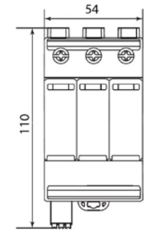 Ограничитель перенапряжения ETI 002440513 ETITEC M T12 PV 1500/10 Y (для PV систем) - фото №2