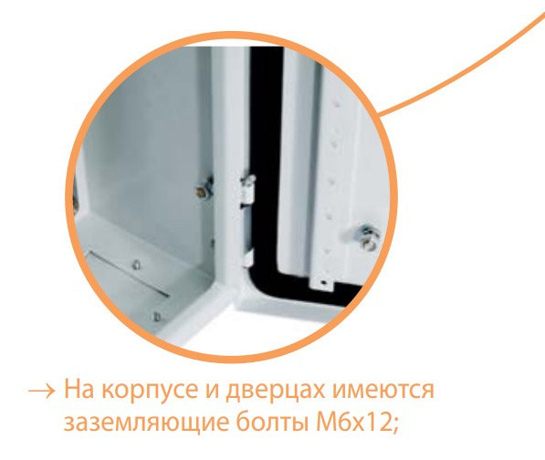 Металевий бокс ETI 001102134 GT 80-60-30 IP66 800x600x300 з 2 замками - фото №5