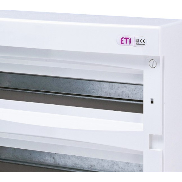 Зовнішній модульний щит ETI 001101081 ECT 2x18PT 36 М з прозорими дверцятами - фото №1