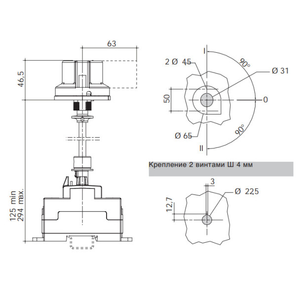 Перемикач Hager HI403R до 50мм2 - фото №6
