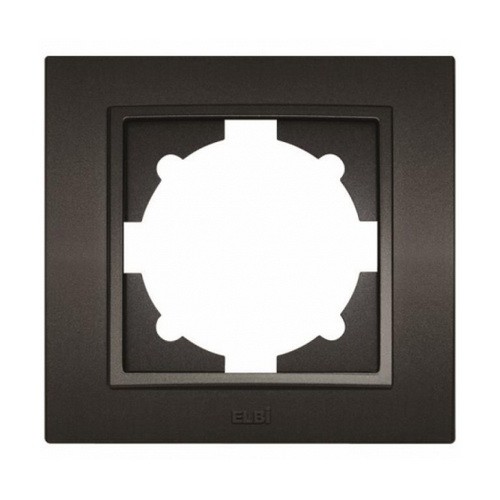 Рамка ELBI ZENA Silverline черный металлик 1-я (608-011100-271)