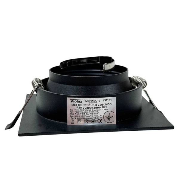 Светильник точечный Violux MONACO-S GU5.3 IP20 черный ( 131101 ) - фото №3