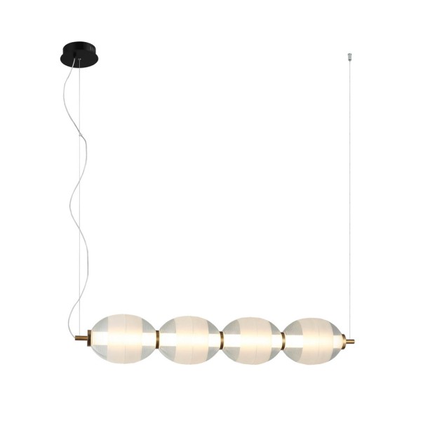Подвесной светильник, люстра Italux PND-45372-4-WH-CL Rinot LED 4x29W 3000K 1600Lm IP20 бронзовый