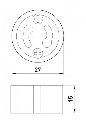 Патрон Enext GU10 - фото №1