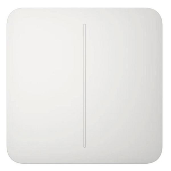 Клавиша умного выключателя 2кл Ajax 45120.144.WH SoloButton для LightSwitch белая (29791)