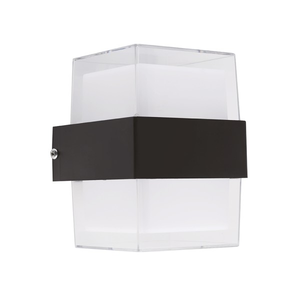 Светильник фасадный Violux ZEBRA-S 10W 4200K 750Lm ІР44 черный ( 500450 )