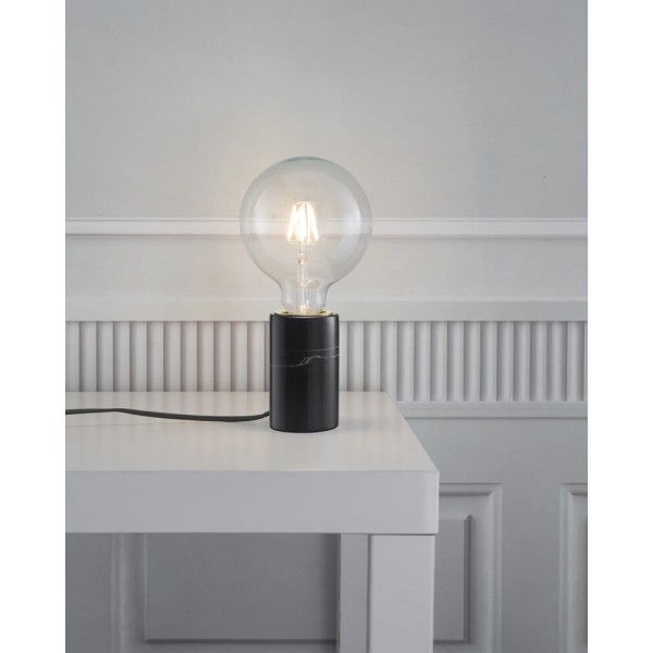 Настільна лампа Nordlux 45875003 Siv E27 1x60W IP20 чорна - фото №2