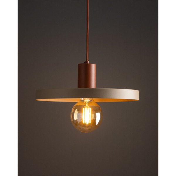 Подвесной светильник, люстра TK Lighting 10954 Sila E27 1x15W IP20 бежевый - фото №2