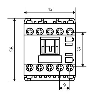 Мініконтактор Аско-Укрем ПМ 0-12-01 C7 36В LC1-K1201 (A0040010140) - фото №4