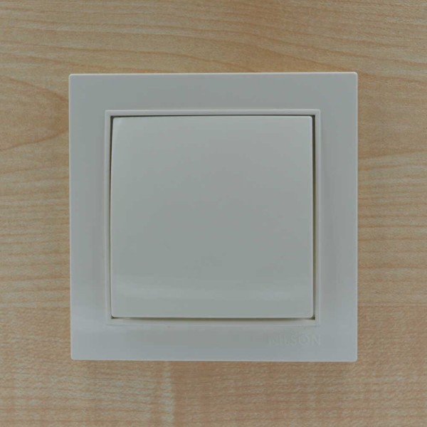 Вимикач Nilson Thor кремовий 1кл ( 27121001 ) - фото №3