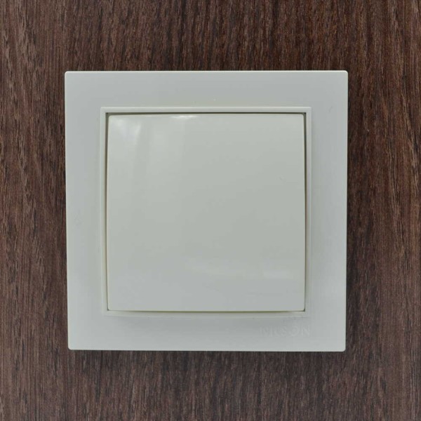 Вимикач Nilson Thor кремовий 1кл ( 27121001 ) - фото №4