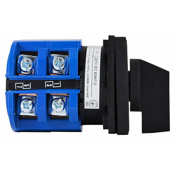 Пакетный переключатель Аско-Укрем ПКП SBI 1-0-2 2 полюса 63A/2.832 (A0110010069) - фото №1