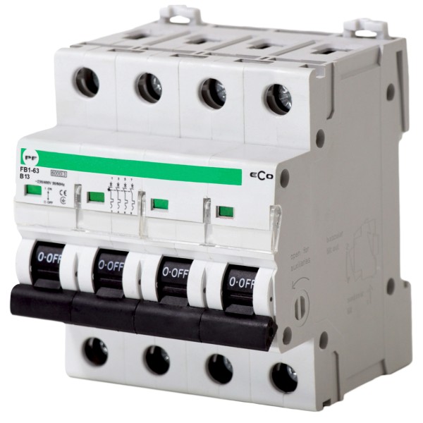 Електро-автомат Promfactor ECO FB1-63 4P B 13A 6кА (FB1B4013)