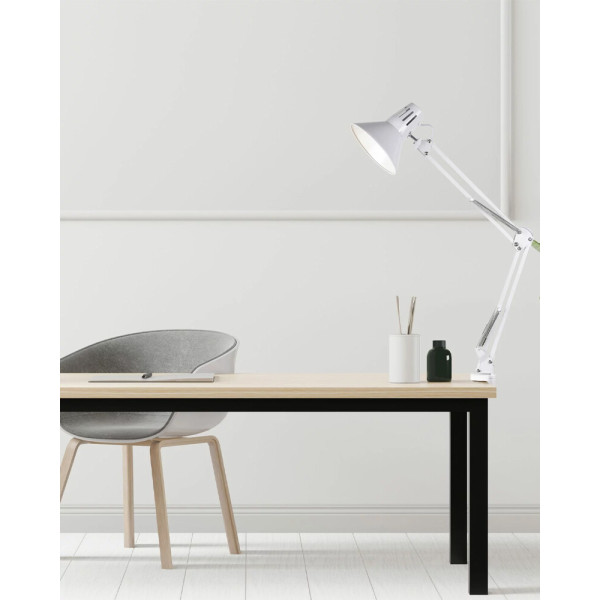 Настольная лампа на струбцине Goldlux 327536 Worker E27 1x10W IP20 - фото №1