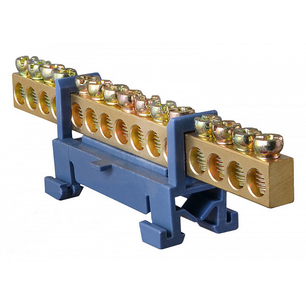 Нулевая шина Аско-Укрем BC-515 6x9 на 15 отверстий (A0150120036) - фото №1