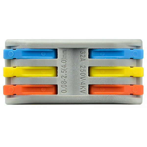 Универсальная клемма Аско-Укрем PCT-2-3-С серая (A0130010112) - фото №1