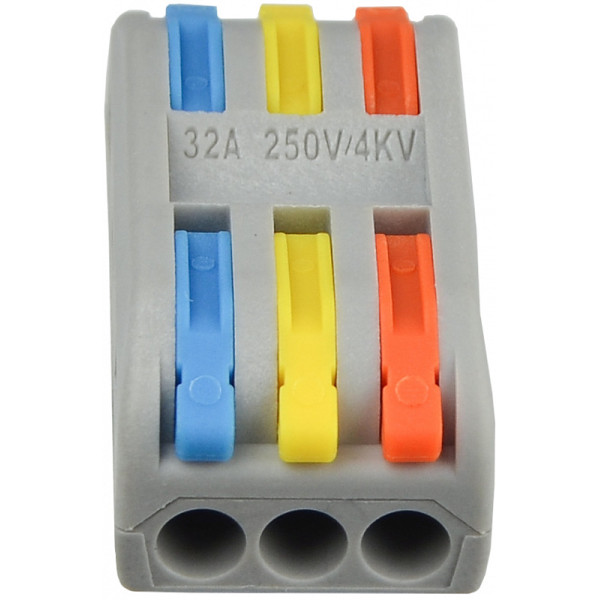 Универсальная клемма Аско-Укрем PCT-2-3-С серая (A0130010112) - фото №2