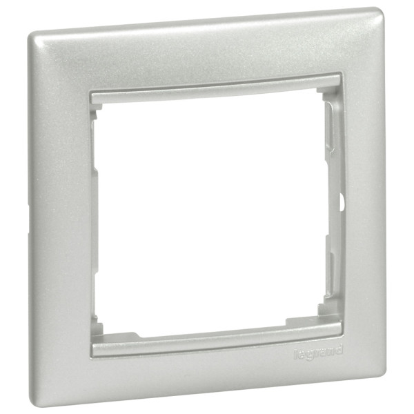 Рамка одинарная Valena алюминий