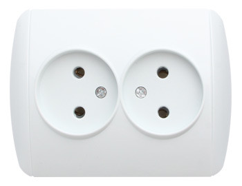 Двойная розетка E.Next e.install.stand.810D с з/к (s035037)