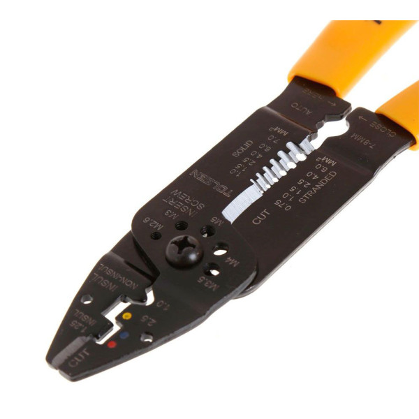 Мультифункціональний кримпер Tolsen 38052 215мм - фото №1