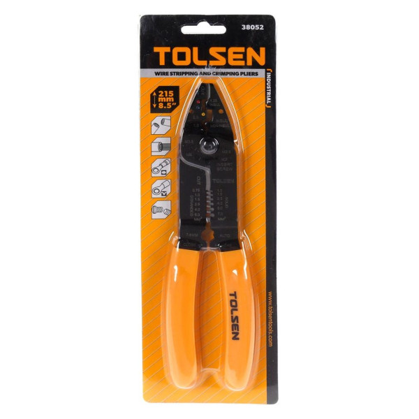 Мультифункціональний кримпер Tolsen 38052 215мм - фото №2