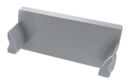 Заглушка Lumines для типа TERRA без отверстия серебро - фото №1