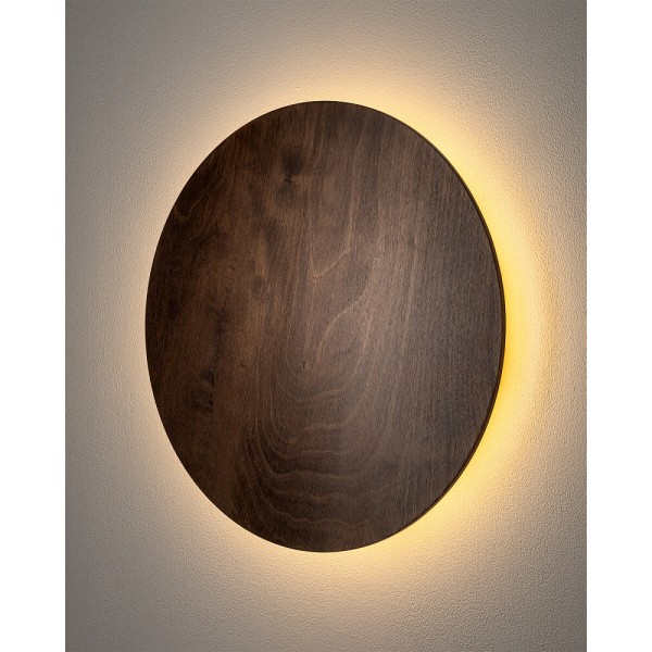 Бра, настінний світильник Nowodvorski 11291 Ring Timber L LED 1x13W 3000K 160Lm IP20 коричневий - фото №2