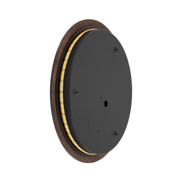 Бра, настінний світильник Nowodvorski 11291 Ring Timber L LED 1x13W 3000K 160Lm IP20 коричневий - фото №4