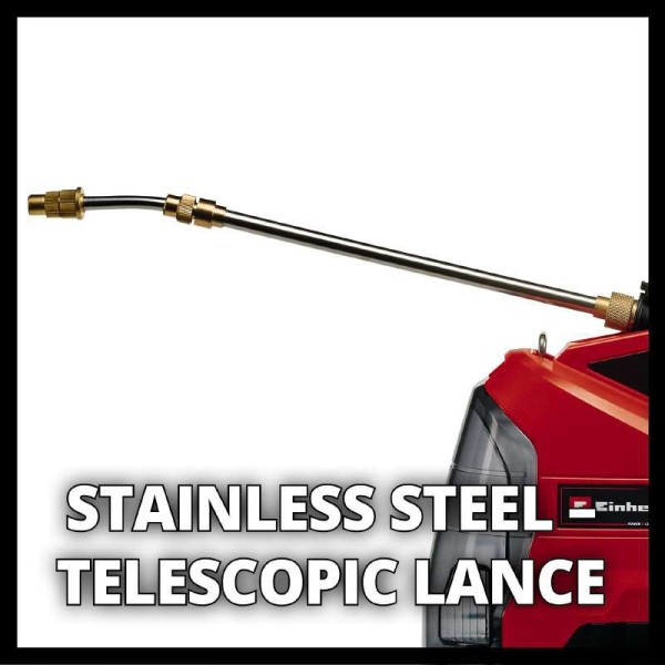 Акумуляторний розпилювач Einhell X-Change 18В 8,2л 3,5бар шланг 140 см (3425220) - фото №4