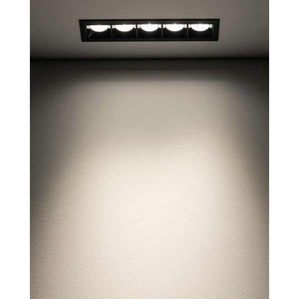 Точечный светильник Nowodvorski 10065 Midi LED 1x20W 4000K 1800Lm IP20 черный - фото №1