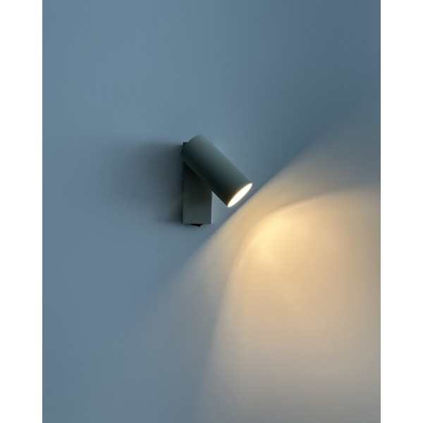 Бра, настенный светильник Nowodvorski 11765 Fourty GU10 1x10W IP20 светло-серый - фото №3