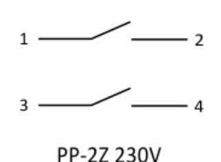 Електромагнітне реле F&F PP-2Z-230V 230В 16 А - фото №4