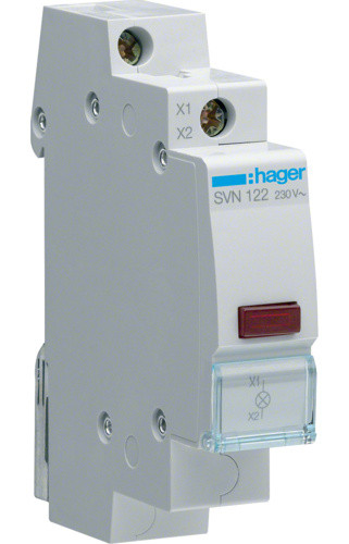 Сигнальна лампа SVN 122, червона, Hager