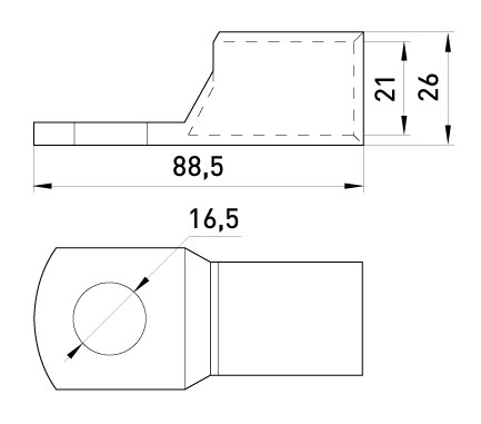 Медный кабельный наконечник E.Next e.end.stand.c.240 луженый (s19011) - фото №1