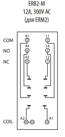Цоколь ETI 002473013 ERB2-M тип M (для ERM2) - фото №3