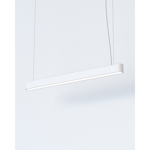 Подвесной светильник, люстра Nowodvorski 7547 Soft LED T8LED 1x16W 3000K 2300Lm IP20 белый - фото №1