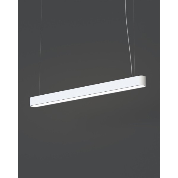 Подвесной светильник, люстра Nowodvorski 7547 Soft LED T8LED 1x16W 3000K 2300Lm IP20 белый - фото №2