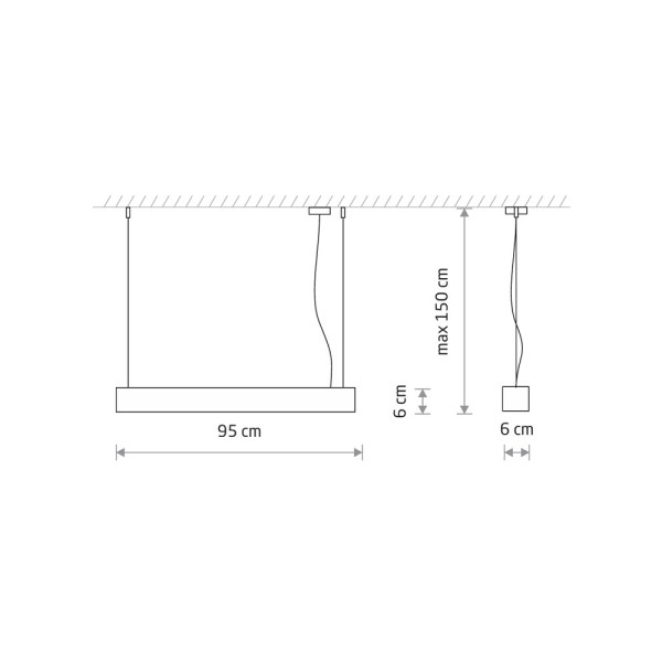 Подвесной светильник, люстра Nowodvorski 7547 Soft LED T8LED 1x16W 3000K 2300Lm IP20 белый - фото №4