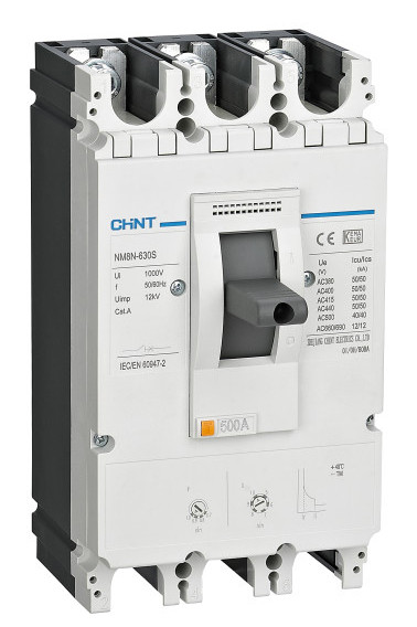 Корпусный автоматический выключатель Chint NM8N-630S TM 500 3P