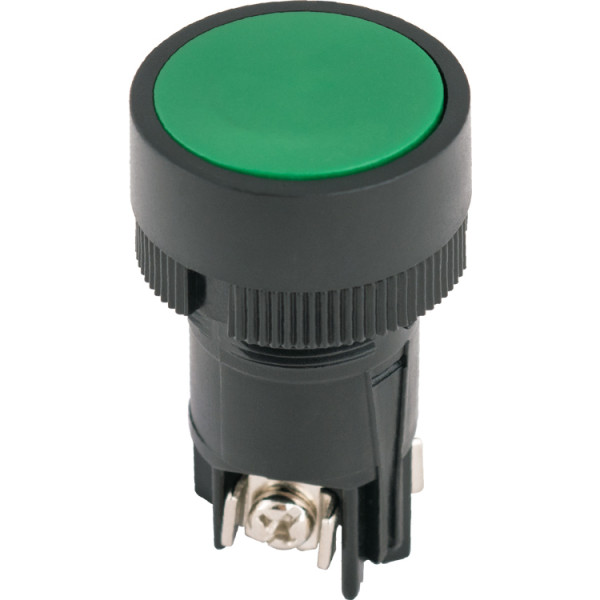 Пластиковая кнопка E.Next e.mb.ea135 1NO+1NC без фиксации зеленая (p0810131)