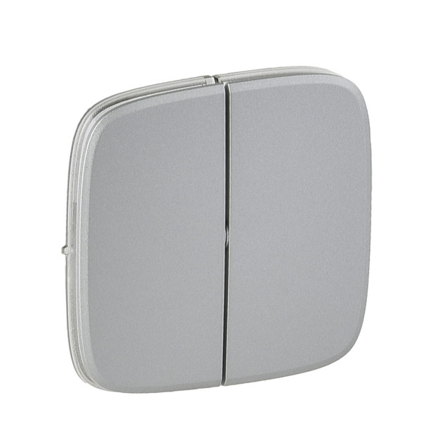 Клавіша 2-кл. вимикача Legrand Valena Allure алюміній