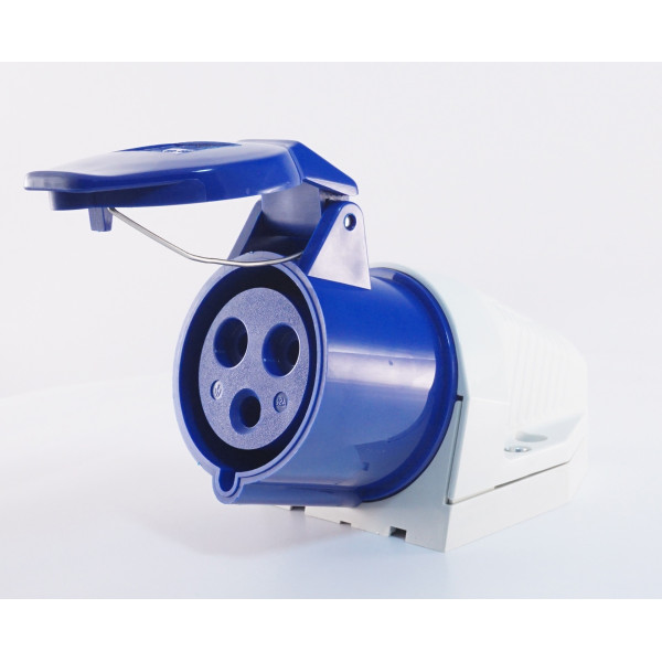 Накладний силовий роз'єм WALTHER WL130306 (2P+E) 32А 230V IP44 - фото №2