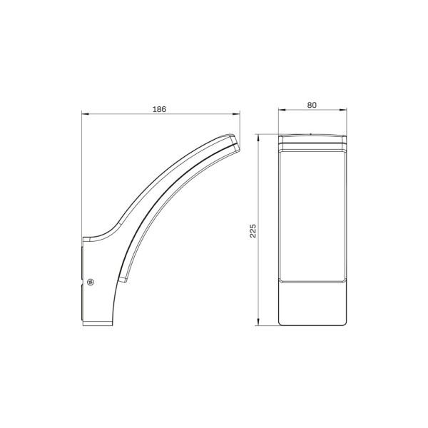 Вуличний світильник Goldlux 331342 Amy LED 1x12W 4000K 1600Lm IP44 чорний - фото №2