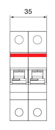 Автоматичний вимикач ABB SH202-C40 Тип C 40А - фото №4