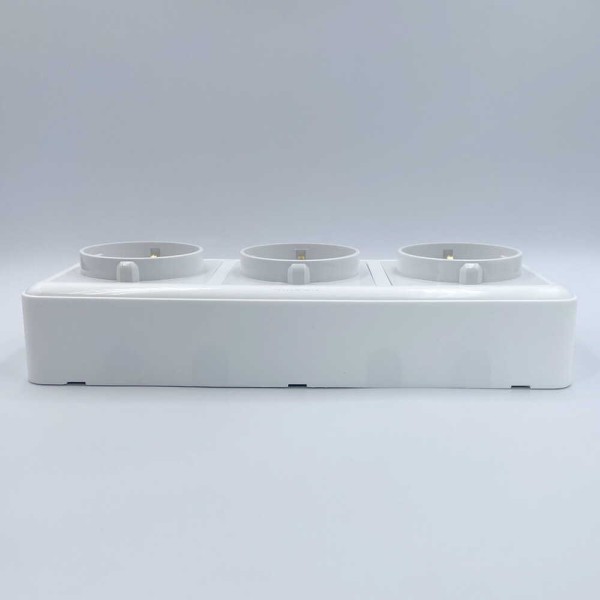 Розетка Nilson Unique біла 3-на з заземленням ( 28111060 ) - фото №2